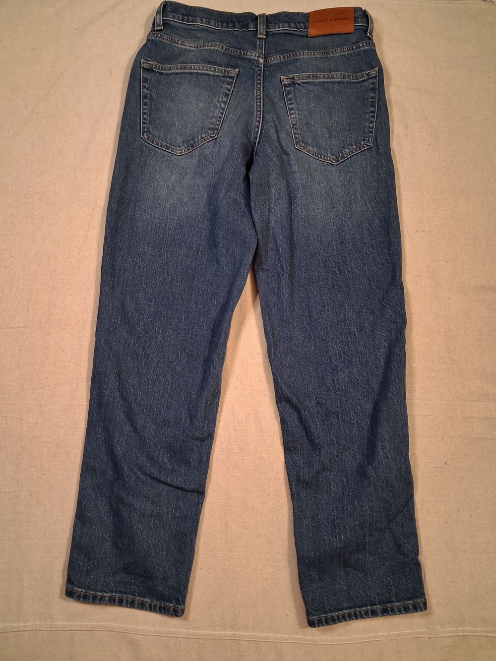 Lucky Brand Boy Mid-Rise Relaxed Straight Jeans Women's Size 4/27 R - Picture 8 of 11